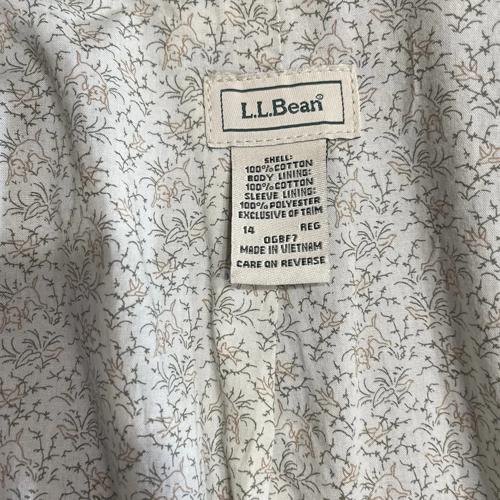 Vintage L.L. Bean Dark Blue Corduroy Women's Jacket